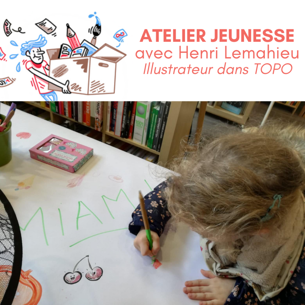 Henri Lemahieu animera un atelier "tampons, poissons et bulles" de 14h à 16h sans inscription avant de dédicacer l'affiche du Festival de 16h à 18h !