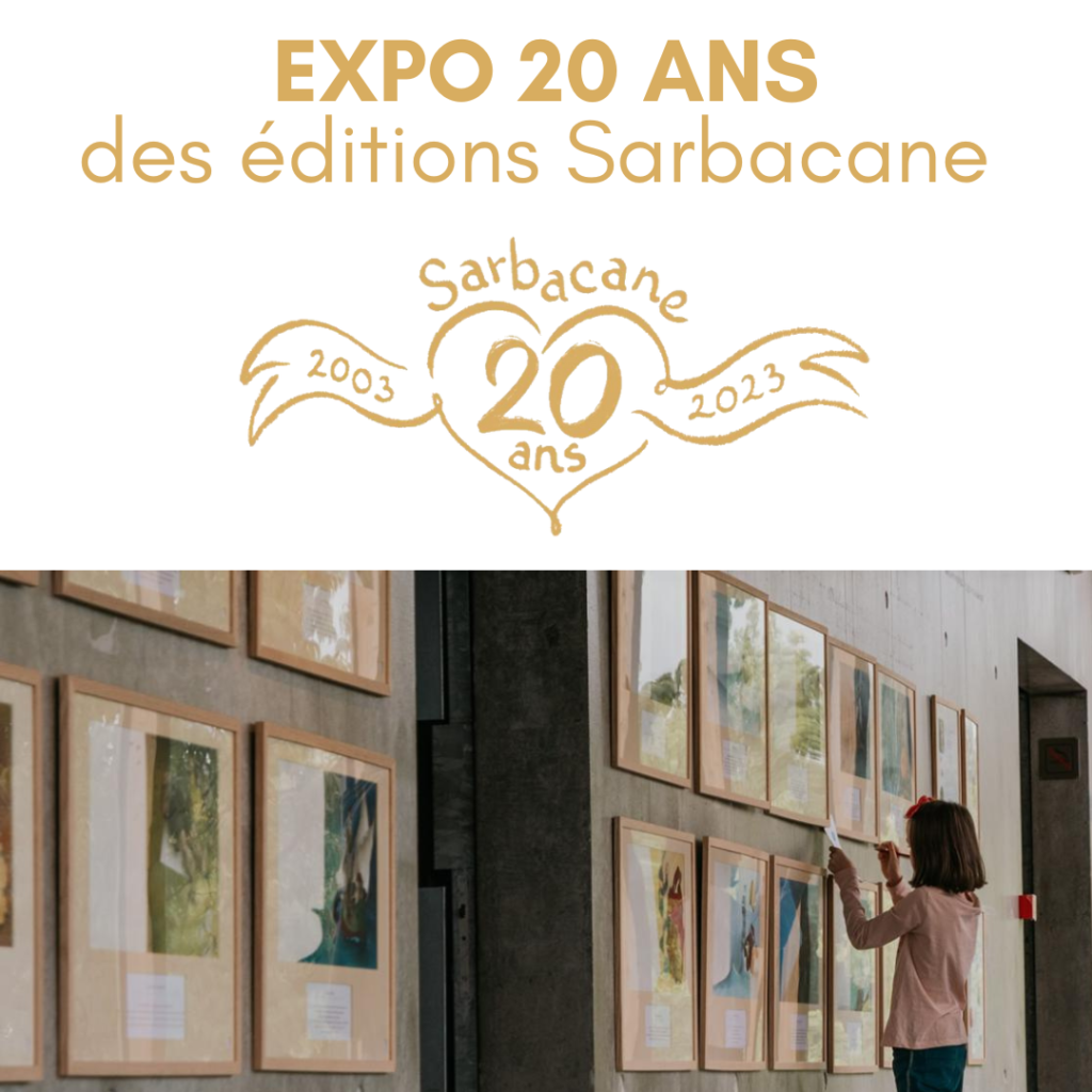 Les Éditions Sarbacane fêtent leurs 20 ans ! A l'occasion, venez découvrir 20 couvertures emblématiques de bandes dessinées publiées chez Sarbacane ! Les BD seront disponibles sur le Festival !
